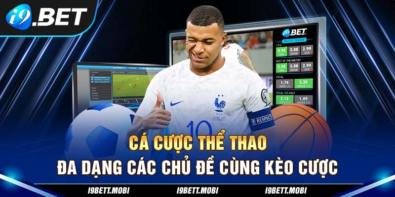 Cá cược thể thao đa dạng các chủ đề cùng kèo cược 